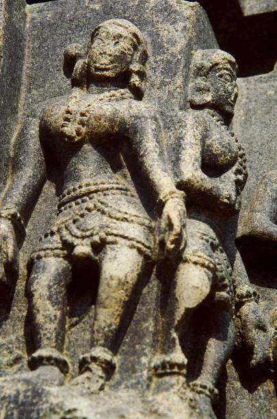 istock Carved figure, Temple complex, Warangal fort, Warangal, Telangana, India 1007840360