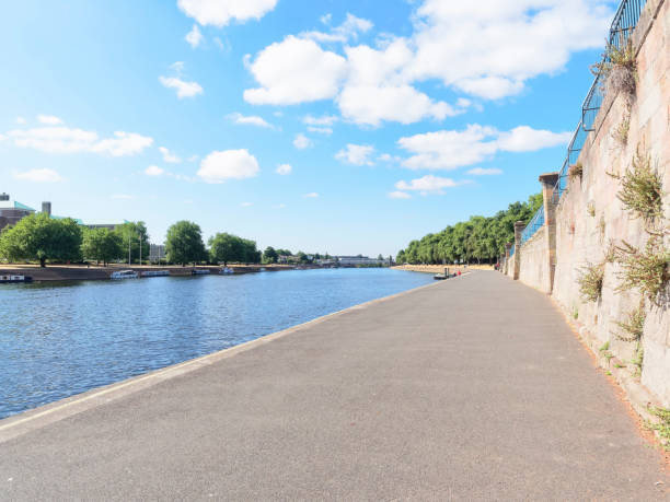 istock River Trent towards Wilford suspension bridge 1007841056
