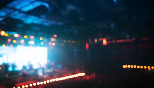 istock Blurred photo background, music stage 1007845412