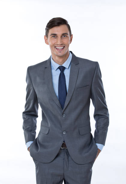 istock Happy smiling businessman in suit 1007857082