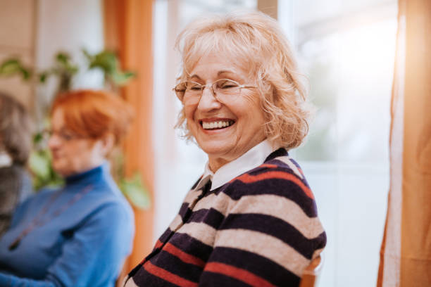 istock Senior Women In A Restaurant 1007857658