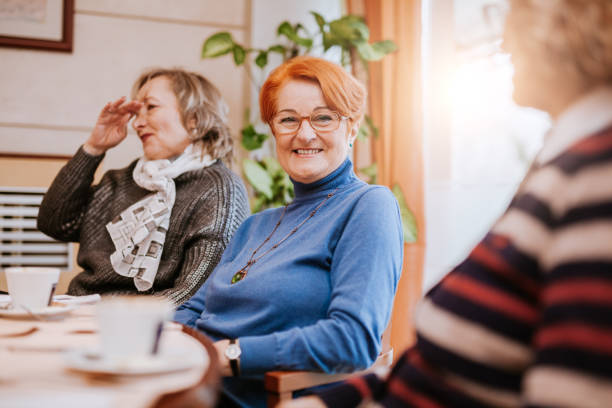 istock Senior Women In A Restaurant 1007857740