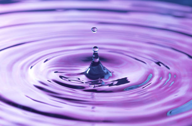 istock SImple Water Droplets into a Pool of Water with a Purple Reflection 1007916880