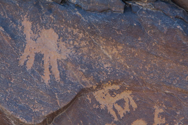 istock archaeological and graffiti on stones in Saudi Arabia 1007950180