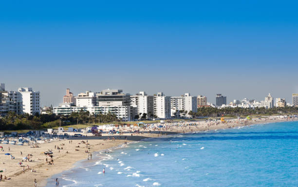 istock Miami South beach. South pointe pier 1007950340