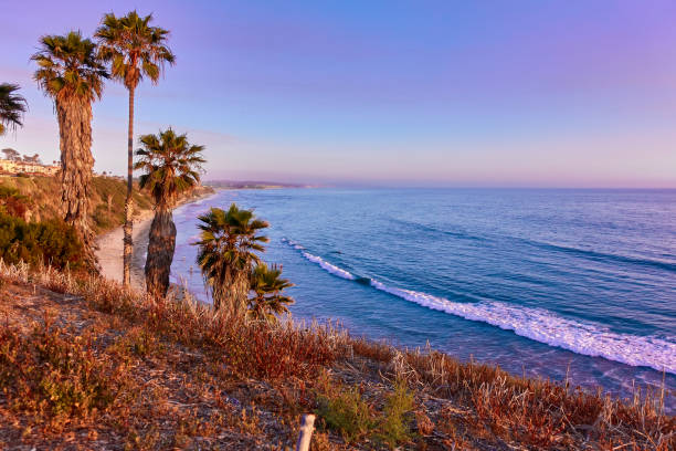 istock Swamis Beach California sunset 1007957092