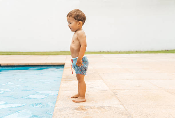 istock Toddler at the pool 1007960548