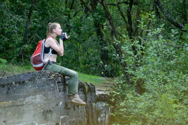 istock Young woman adventurer 1007960656