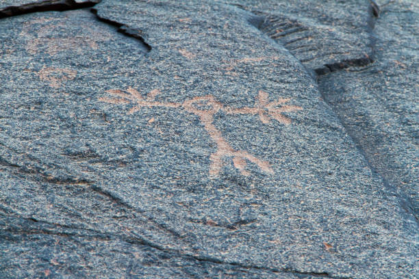 istock archaeological and graffiti on stones in Saudi Arabia 1007964766