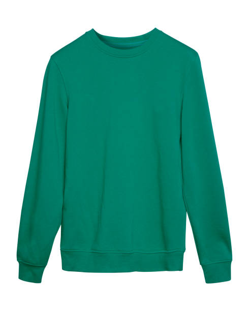 istock Turquoise sport sweatshirt with empty space isolated on white 1007973912
