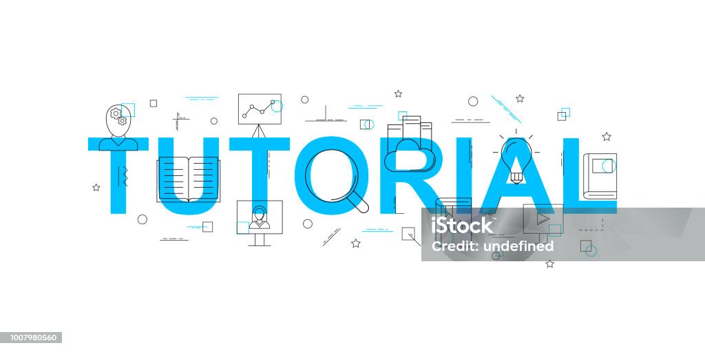 Tutorial Background Pic Vector Tutorial Pattern Tutorial Seamless Background Stock Illustration ...