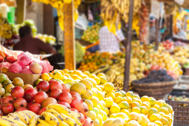 istock Fruit Market in Munnar, Kerala, India 1007987222