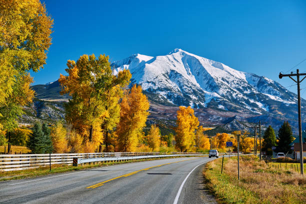 istock Highway in Colorado Rocky Mountains at autumn 1007990542