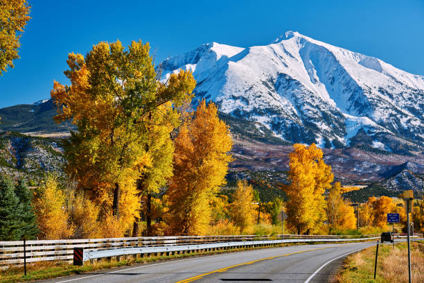 istock Highway in Colorado Rocky Mountains at autumn 1007990616