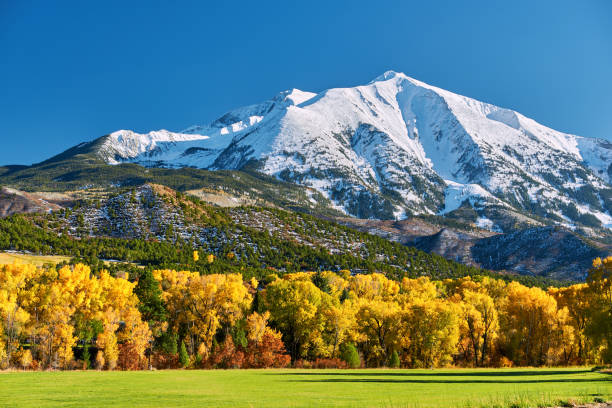 istock Mount Sopris autumn landscape in Colorado 1007990738