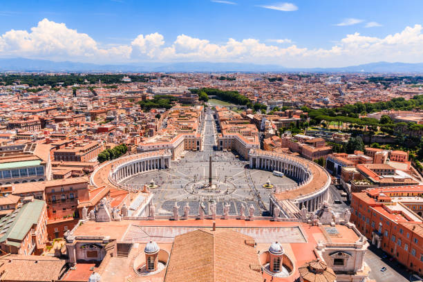 watykan. - rome ancient rome skyline ancient zdjęcia i obrazy z banku zdjęć