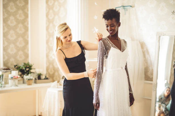 istock Fashion designer with her client 1007991000