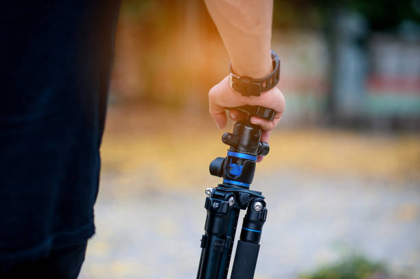Hands and tripods And tourism