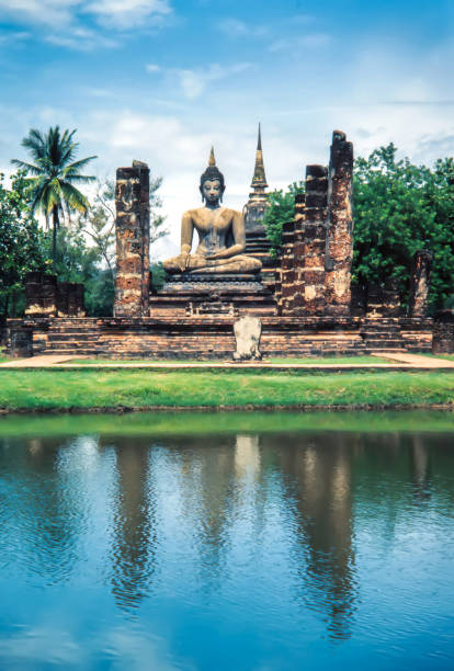 istock Buddha Statue at Wat Mahathat in Sukhothai Historical Park,Thailand 1007997510