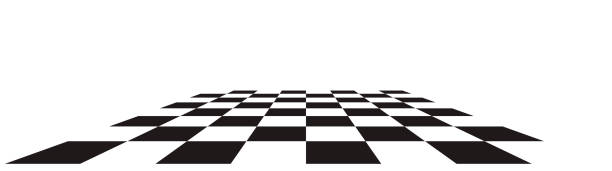 illustrazioni stock, clip art, cartoni animati e icone di tendenza di scacchiera, scacchiera, piano a scacchiere in prospettiva angolare. pavimento vuoto inclinato e svanito. - chess