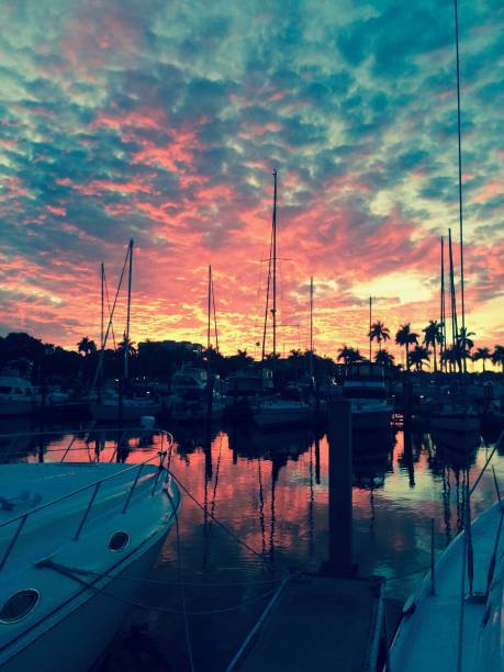 istock Amazing Blue Pink Red and Yellow Sunset 1008027502