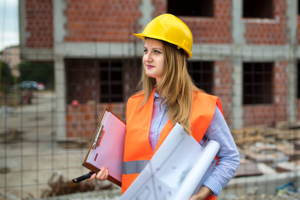 istock Portrait of woman engineer 1008065024