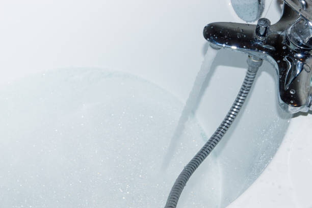istock Preparing to take a relaxing bath with foam. 1008085856