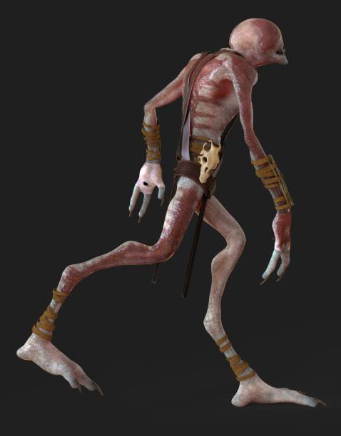 istock 3D illustration blind demon monster isolated on gray background 1008102156