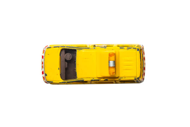 istock Car toy diecast on the white background , Top view(clipping path) 1008108308