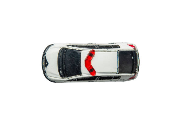 istock Car toy diecast on the white background , Top view(clipping path) 1008108710
