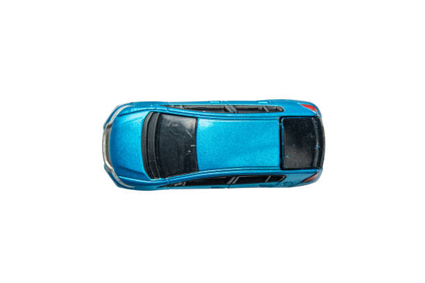 istock Car toy diecast on the white background , Top view(clipping path) 1008108794