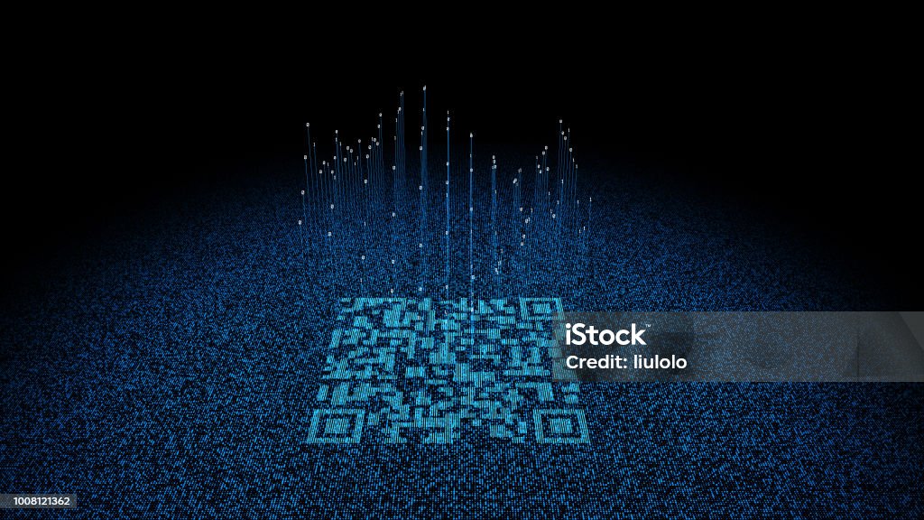 Networking Qr Code Qr Code Technology Wireless Network Connection Stock Photo - Download ...