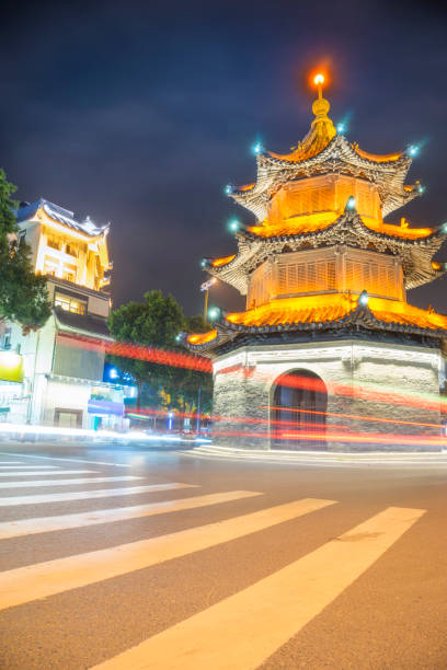 istock wen chang pavilion in yangzhou city, China 1008140114