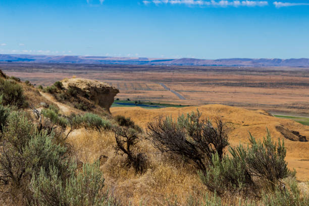 istock Eastern Washington Palouse vast expanse desert view with hills 1008152830