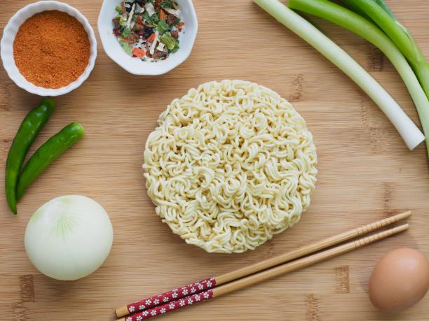 istock Asian Food Instant Ramen and Vegetables 1008168350