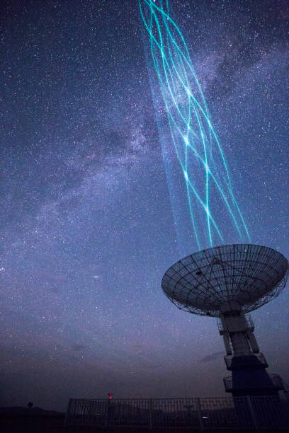 istock Galaxy and radio telescope 1008177628
