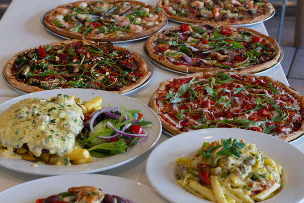 Pizza on the table