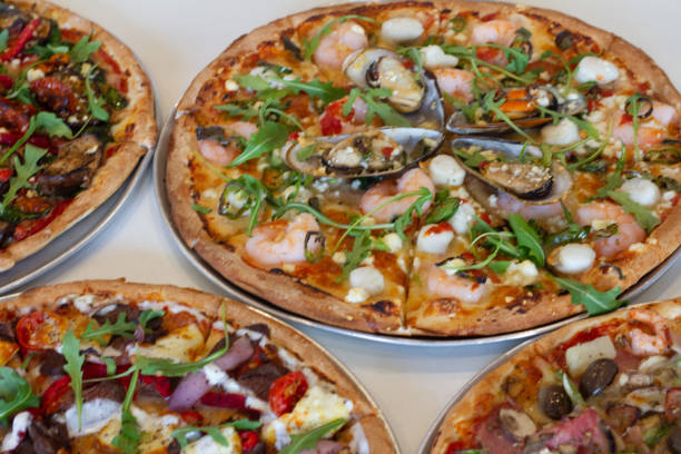 Pizza on the table