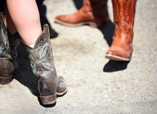 istock Cowboy and cowgirl boots 1008185884