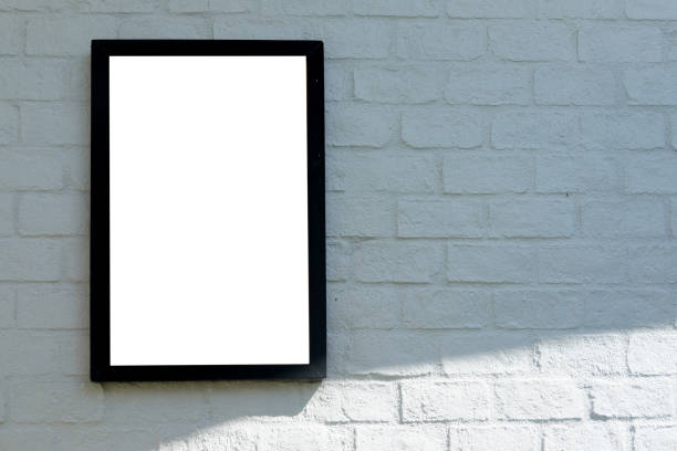 istock Frame on the wall. Simple empty framing for your business design 1008229240