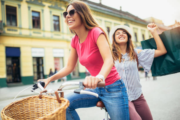 istock Friends enjoying their bike ride 1008274578