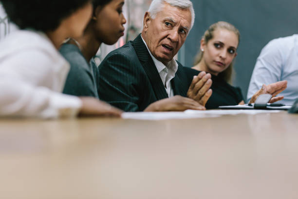 istock Business group having new project discussion in meeting 1008287538