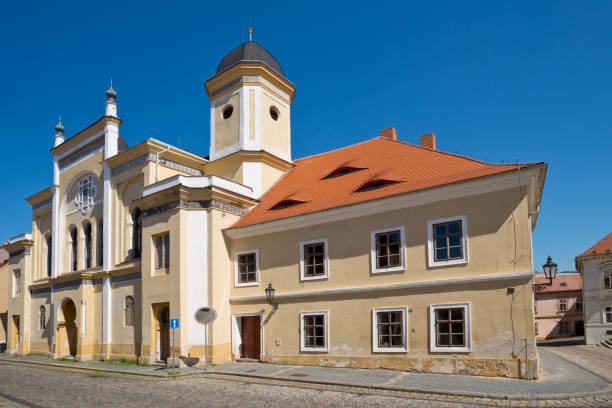 istock Jewish synagogue in Zatec town. Czech Republic. 1008290578