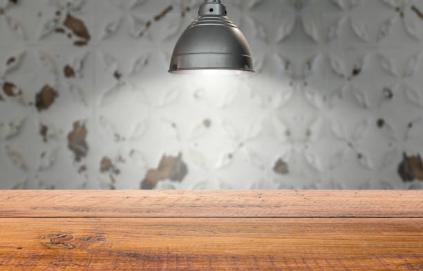 istock Copy space for product with hanging light and aged old faded background.  Space for text and wording with your product. 1008294372