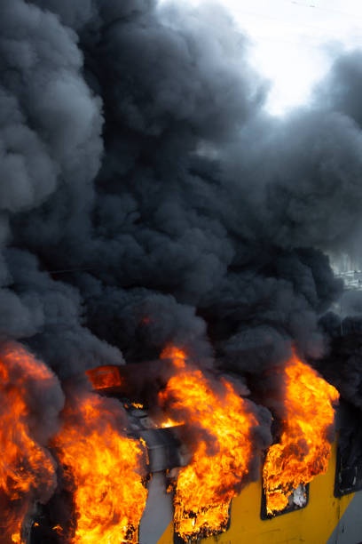 istock Close-up of huge fire flames 1008305642