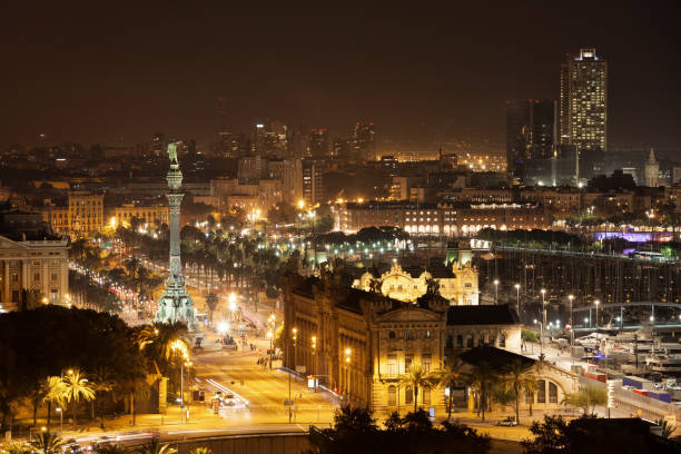 istock City of Barcelona by Night 1008308324