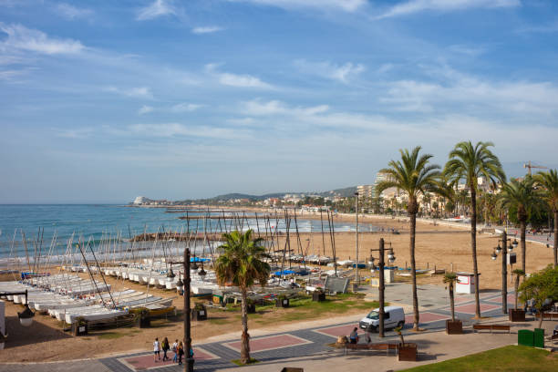 istock Sitges Town at Mediterranean Sea 1008308434