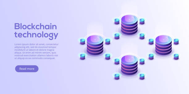 Hosting server isometric vector illustration. Abstract 3d datacenter or data center room background. Network mainframe infrastructure website header layout. Computer storage or farming workstation. Hosting server isometric vector illustration. Abstract 3d datacenter or blockchain background. Network mainframe infrastructure website header layout. Computer storage or farming workstation. mainframe memory system stock illustrations