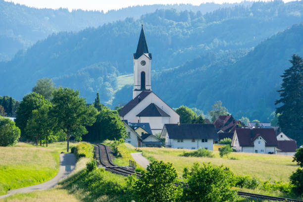 istock Germany, Oberwinden little black forest village in elz valley 1008312834