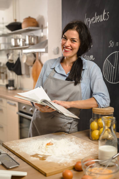 istock Woman preparingsweet pie in her kitchen 1008336294